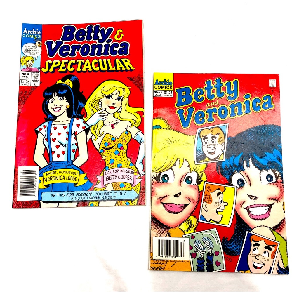 Set of 2 Betty & Veronica Comic Books Archie Comics 90s